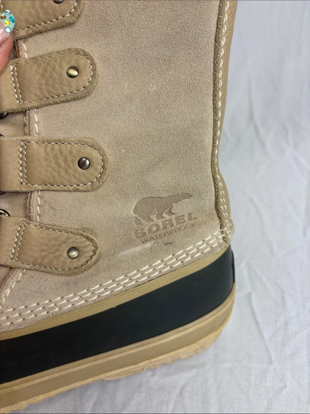 Sorel Joan of Arctic Waterproof Women’s Boots in Fawn Omega Taupe